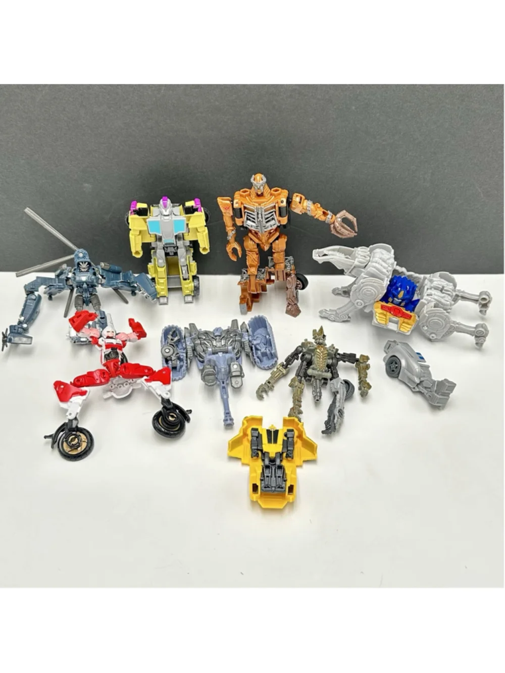 Lot Of 8 Transformers Toy Action Figures Mixed Random Small